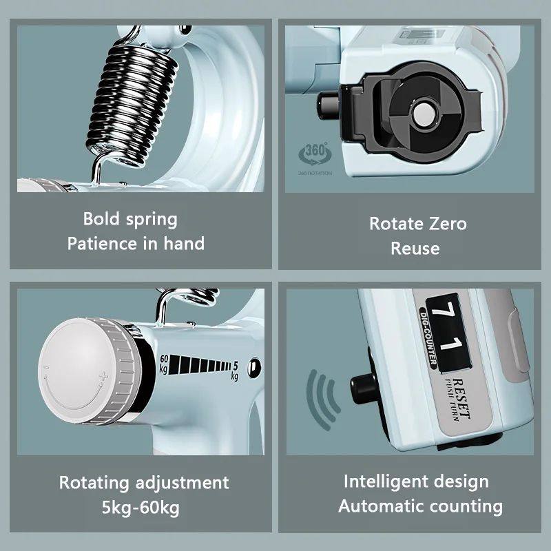 Grip Trainer con Resistencia Ajustable