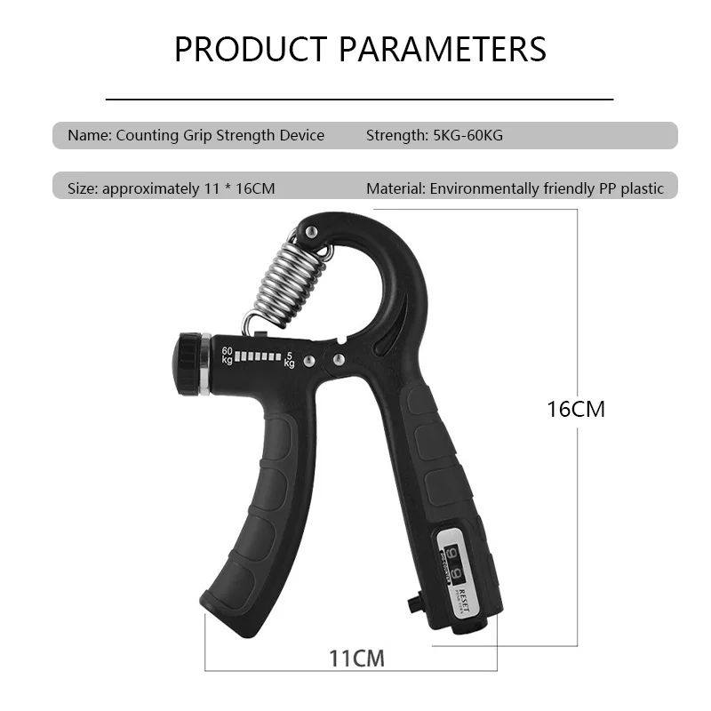 Grip Trainer con Resistencia Ajustable
